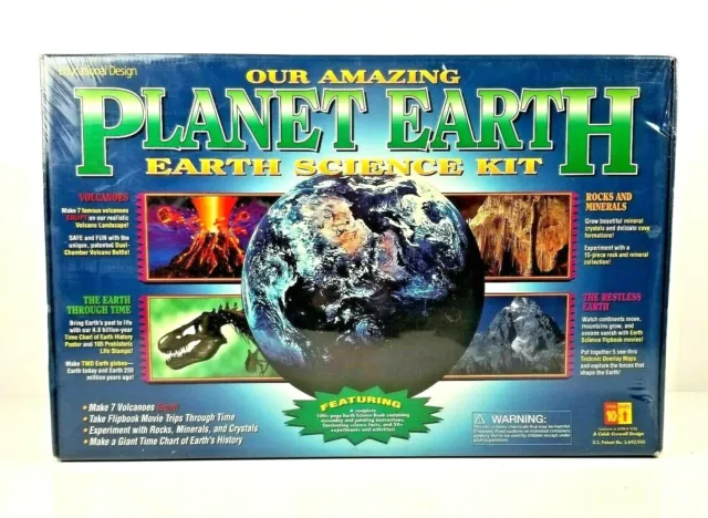 Our Amazing Planet Earth Science Kit Educational Design 50+ Projects NEW SEALED