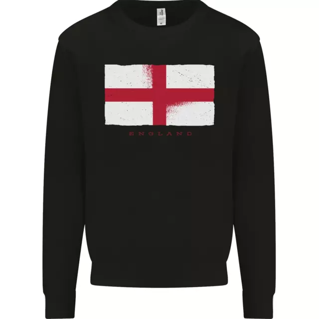 England Flag St Georges Day Rugby Football Kids Sweatshirt Jumper