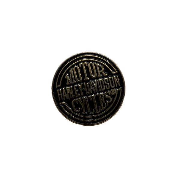 Vintage Harley Davidson Motorcycles Collectible Pin Badge Miniature Button Biker