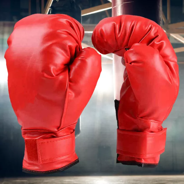 Sparring Boxing Gloves PU Leather Adult Kickboxing Gloves for Hand Protection