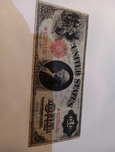 1917 $1 One Dollar Legal Tender US   "STAR NOTE"  "Speelman / White"  Signatures