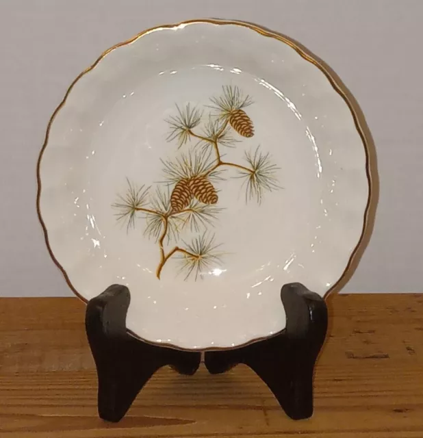 Mid-century Modern WS George Bolero Fruit Bowl 5" Pinecone & Needles 4 Piece Set