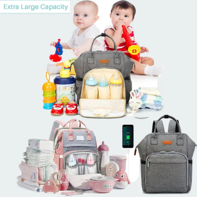 Baby Diaper Backpack Mummy Nursing Nappy Bag Large Capacity Maternity Travel Bag
