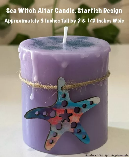 Sea Witch Altar Candle Sea Witch Magick Sea Witch Candle Witchy Gift