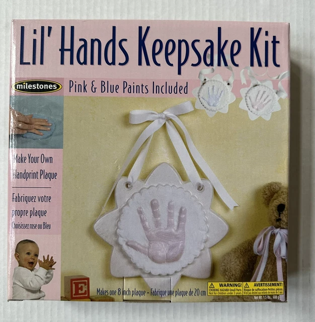 NEW Lil' Hands Keepsake Handprint Kit by Milestone ~ Baby Boy or Girl Hand Print