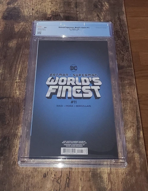 Batman/Superman World's Finest #11 CGC 9.8 Graded Jack White Variant DC Comics 2