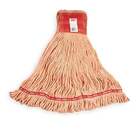 Rubbermaid Commercial Fga25206or00 5 In String Wet Mop, 22 Oz Dry Wt, Side Gate