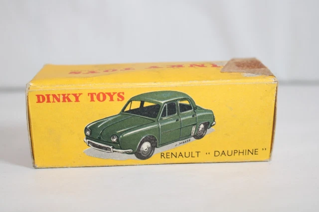 Boîte Vide Dinky Toys N°24E – Renault Dauphine – Ancienne – Très Bel état