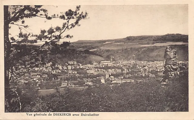 Luxembourg - DIEKIRCH - Vue géénrale avec Deivelselter - Ed. R. Tippman