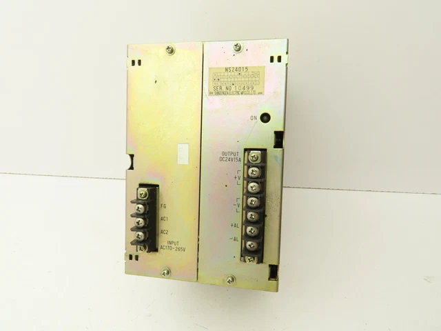 Shindengen Electric NS24015 Switching Mode Power Supply 230V In 24VDC 15A Out