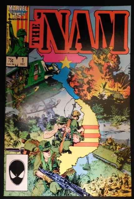 Nam 1-84 Marvel Comic Set Complete Vietnam War Murray Castle Punisher 1986 Vf+