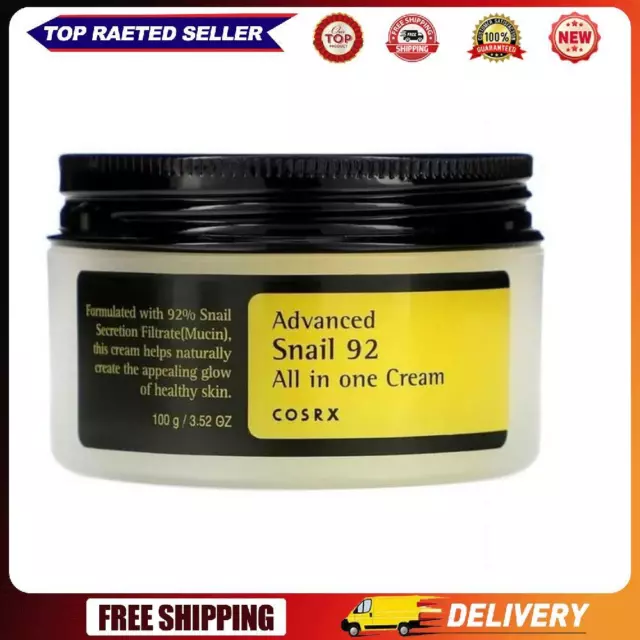 100g Advanced Snail 92 Moisturizing All in One Cream Repair Cream for Skin Care