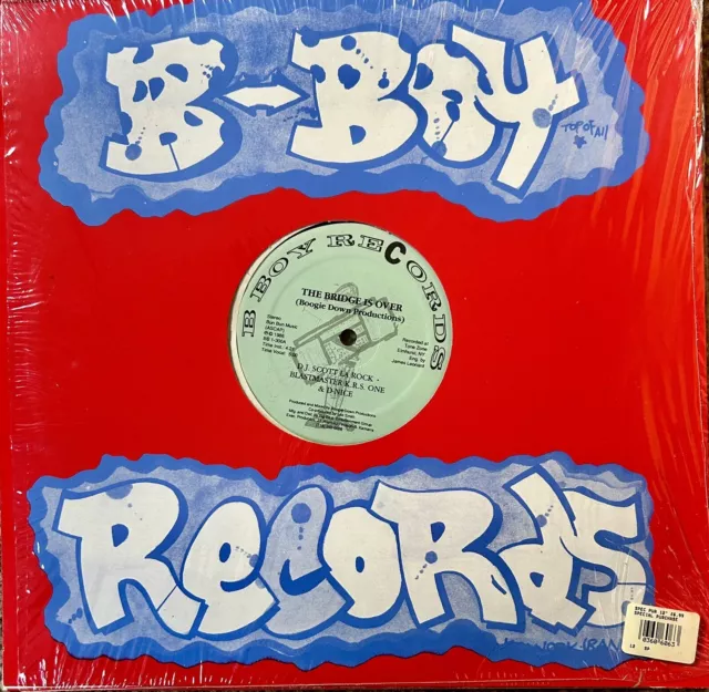 Boogie Down Productions - The Bridge Is Over 12” B-Boy Records VG+ KRS ONE