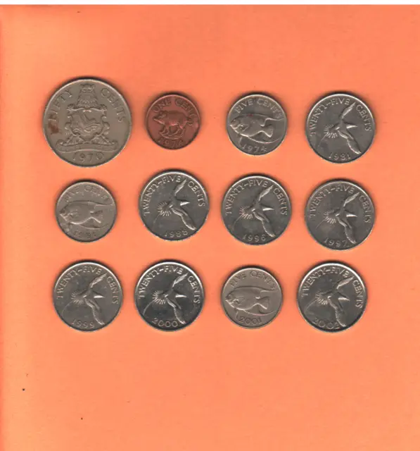 Bermuda - Coin Collectiom Lot - World/Foreign/North & Central America