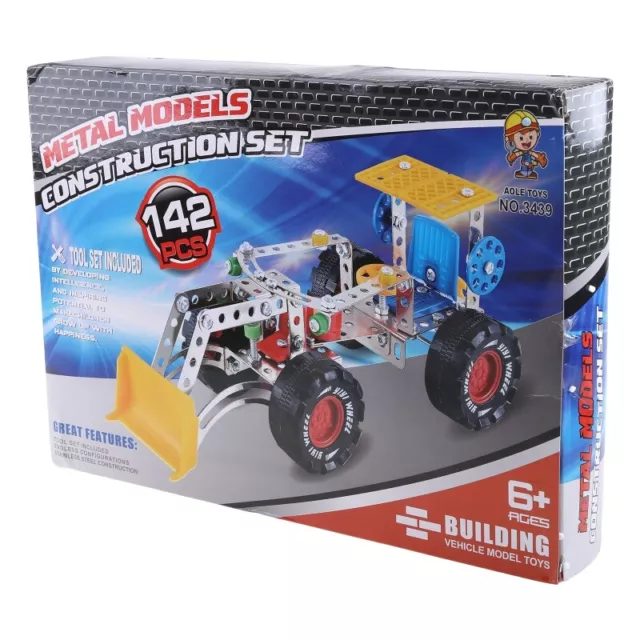 138pcs Assembly Metal Truck Blocks Science Kits for Toddler 6+