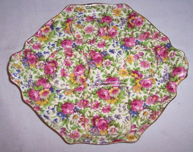 Vintage Royal Winton Chintz GRIMWADES Summertime Breakfast Set PLATTER ONLY