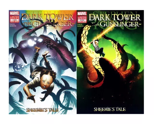 FREE SHIPPING KING Dark Tower SHEEMIES TALE LIMITED 1st #1,2 NEW Furth SIGNED