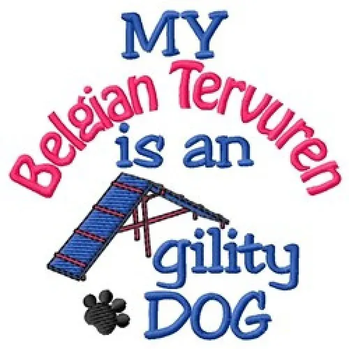 My Belgian Tervuren is An Agility Dog Long-Sleeved T-Shirt DC1740L Size S - XXL