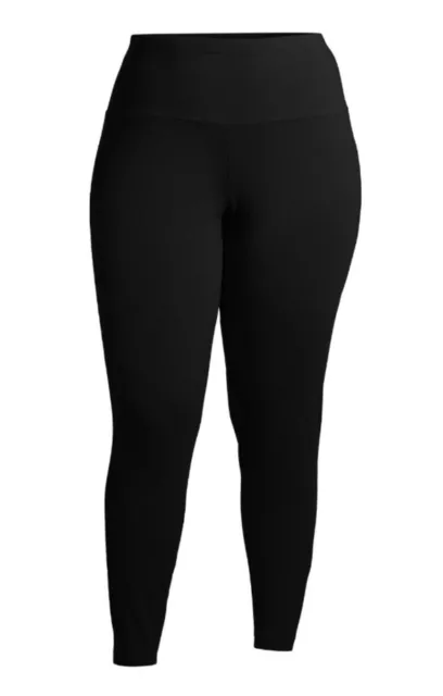TERRA & SKY Women's High Waist Plus Size 1X (16W-18W) Black 🖤 Leggings  #NWT $16.34 - PicClick