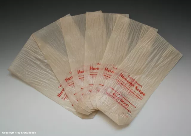 Konvolut 6 x Tüten aus Drogerie um 1955