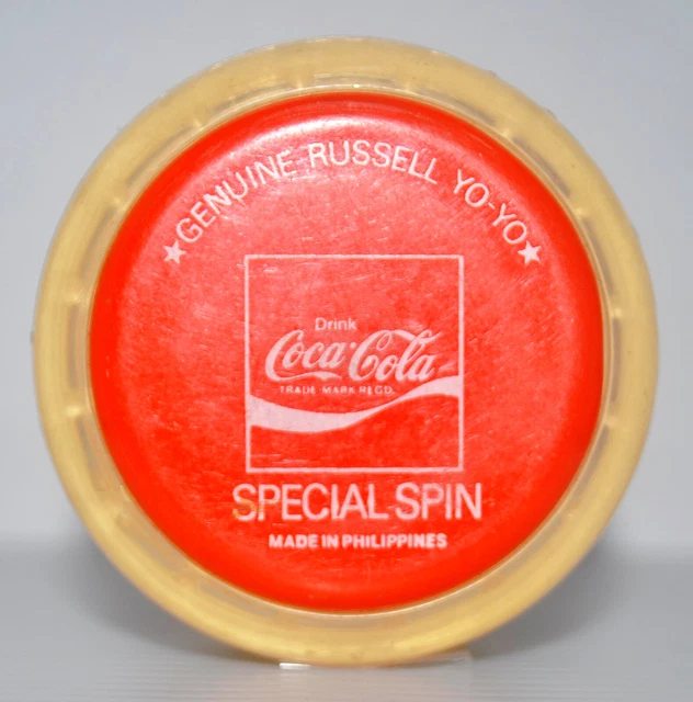 1970 Philippines DRINK Coca COKE Cola SPECIAL SPIN Genuine Russell Yo-Yo