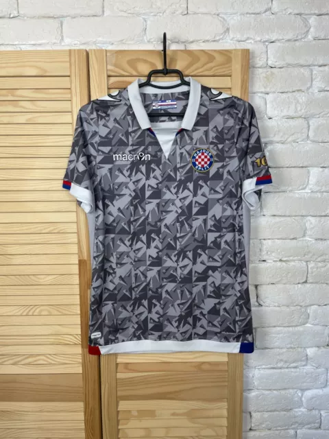 Hajduk Split Jersey 2016 Home MEDIUM Shirt Macron ig93