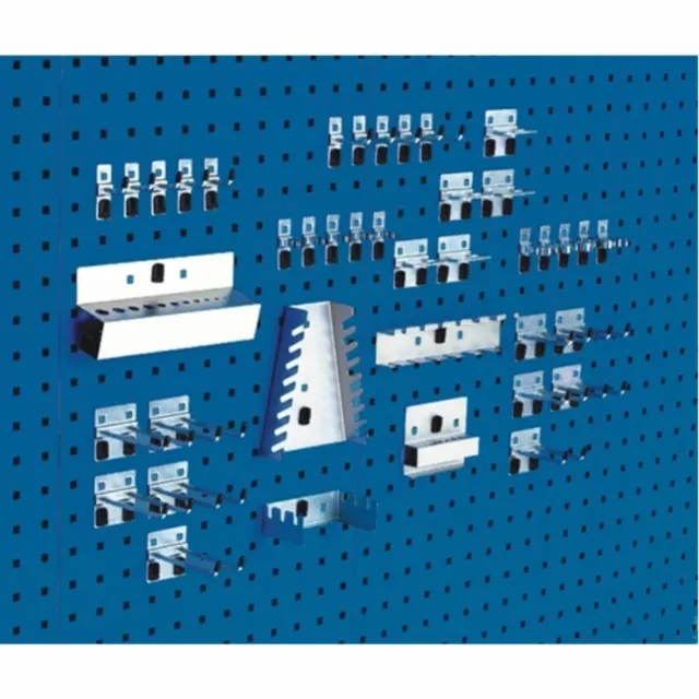 Werkzeughaltersortiment 40-tlg,verz,f,Lochplatten