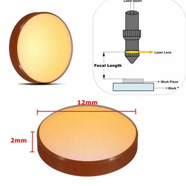 Lentille ZnSe 20 Mm Pour Laser CO2 10,6 µm - Machine De Découpe/graveur - Neuf