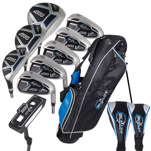 New Bullet Golf .444 Complete Set With Bag Blue Uniflex