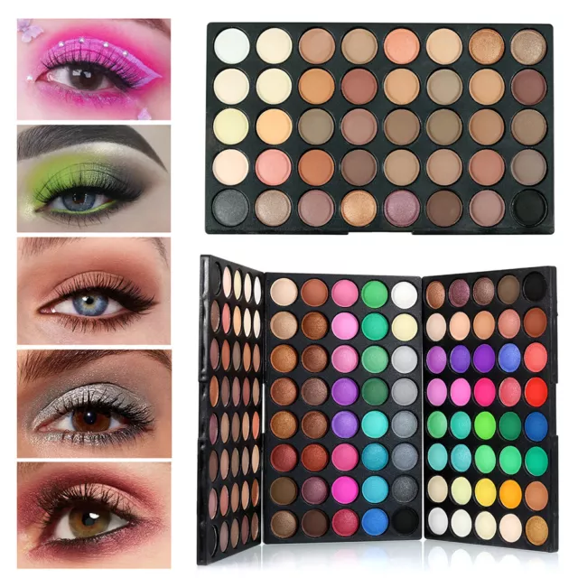 120 Colores Sombra de Ojos Paleta Maquillaje Kit Set Profesional  < 2