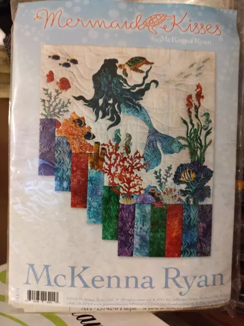 Mermaid Kisses quilt pattern By McKenna Ryan