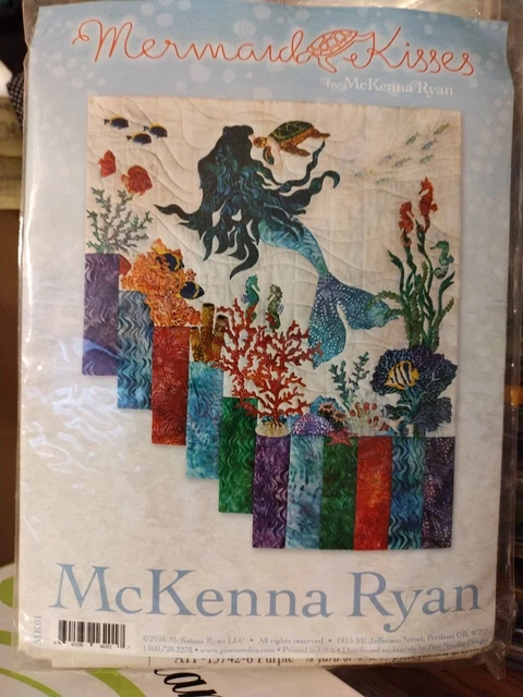 Mermaid Kisses quilt pattern By McKenna Ryan Mermaid Kisses quilt pattern By McKenna Ryan