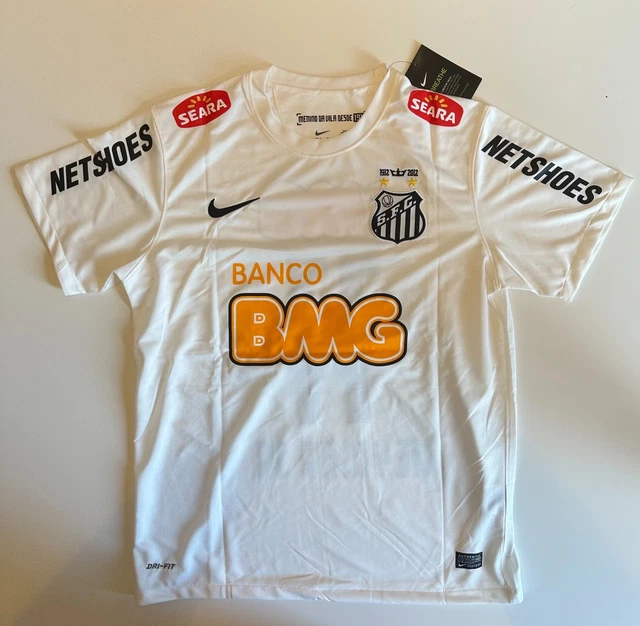 Maillot Vintage Santos FC 1970 'Beba Coca-Cola' #10 Domicile - Taille Homme S - Occasion