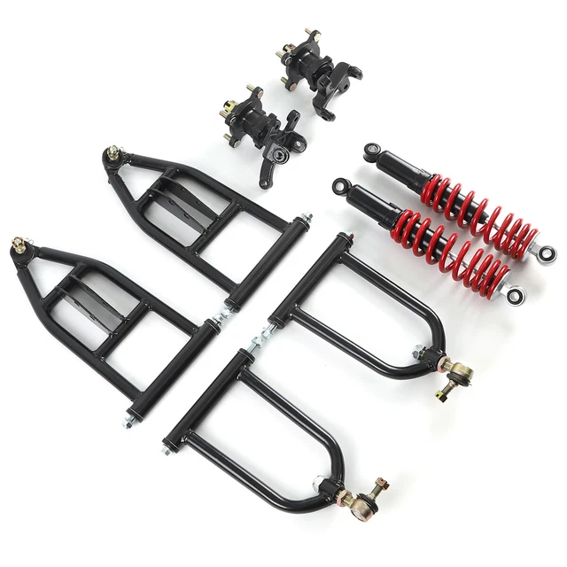 FRONT SUSPENSION ARM Kit Assembly Upper/Lower Swingarm For ATV Quad