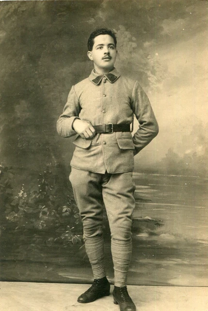Military 8th Regiment Soldier's Photo Card