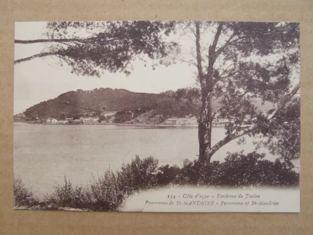 Cpa (83) Toulon Surroundings - Panorama De St Mandrier - Aur Cote