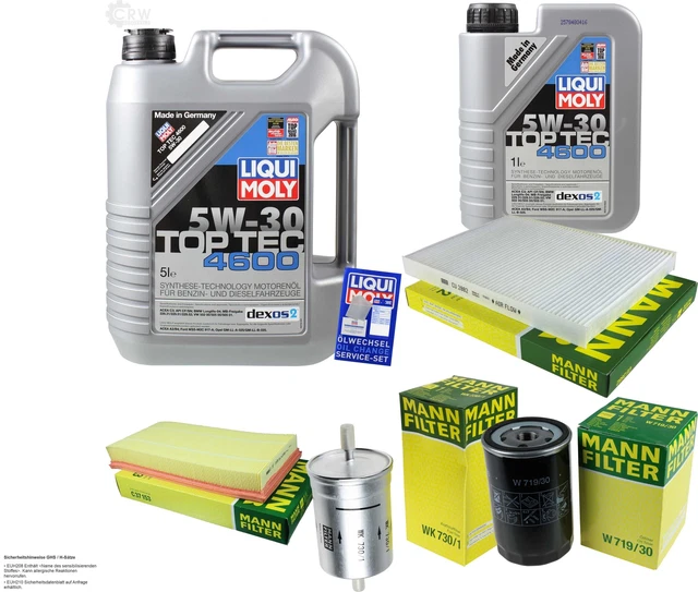SCT Germany Set Di Ispezione: Filtro Olio, Filtro Aria E Filtro Abitacolo – Ricambi Originali
