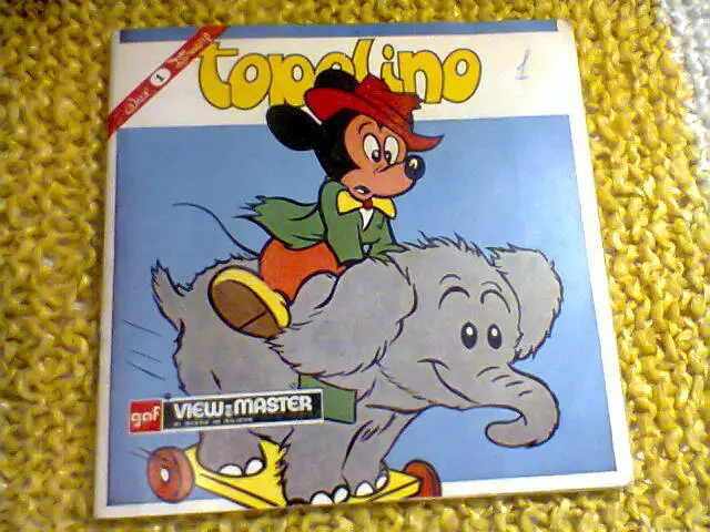 View Master Sawyer Gaf Disney Topolino 1970 Circa Completo - Altri Rari