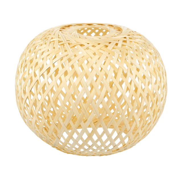 Cubierta de luz de techo pantalla de lámpara de bambú cubierta de lámpara decorativa pantallas con