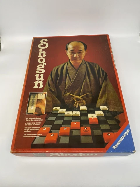♟ Shogun Ravensburger 1979 - 100% Vollständig ✅ Vintage Brettspiel Taktik 70er ♟
