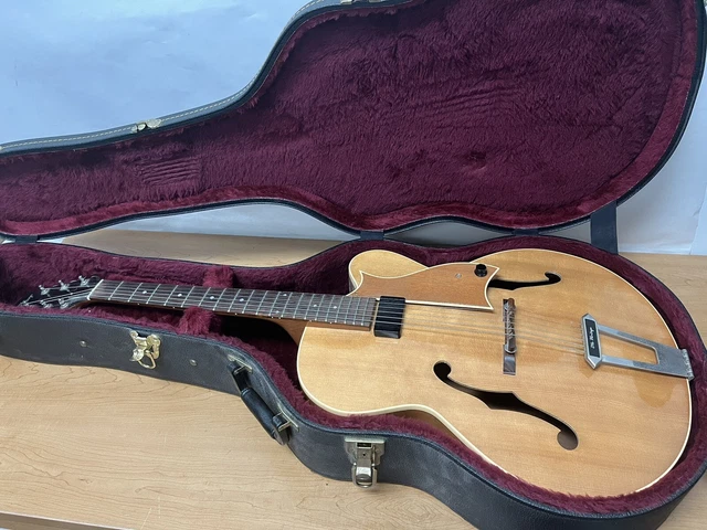 1991 Heritage Eagle Natural Mahagony Archtop Jazz Guitar w/OHSC Kalamazoo Gibson 1991 Heritage Eagle Natural Mahagony Archtop Jazz Guitar w/OHSC Kalamazoo Gibson