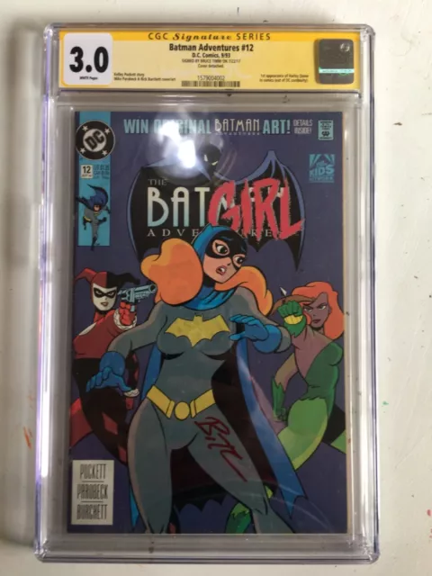1993 Batman Adventures #12 1st app Harley Quinn HoT SS CGC not 9.8 Bruce Timm