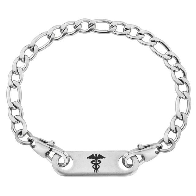 Pacemaker Bracelet Medical Alert Ladies ID Type 1 2 Diabetes ICE Epilepsy Honour