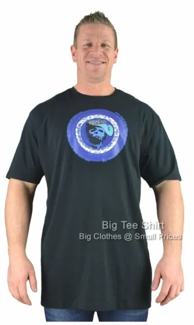 Big Mens Black Metaphor Rock Blues Jazz T-Shirt  4XL