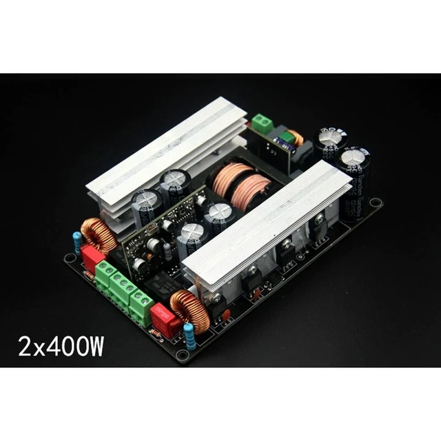 2x400W 220V Hifi Amplifier Board w/ Switching Power Supply for Stereo&Mono Modes