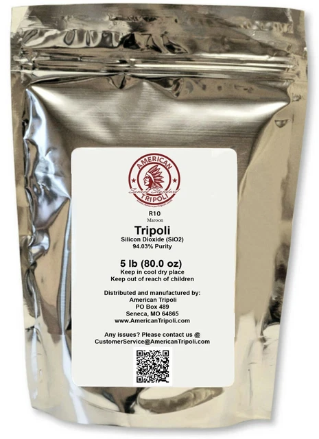 Rose 10 Tripoli powder-fine abrasive for polishing Steel & Metal - 5lb