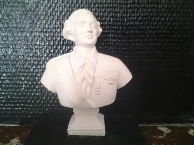 Louis XVI Buste en plâtre de moulage H:15cm