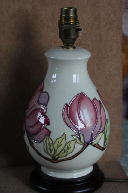 Moorcroft Magnolia Lamp and base Moorcroft Magnolia Lamp and base