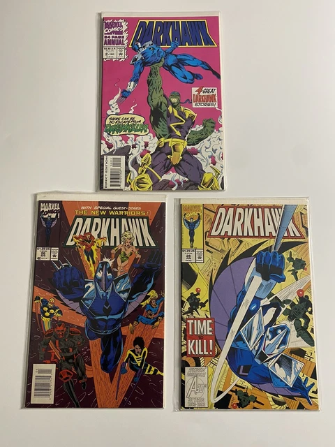 Darkhawk Marvel Comics 1992-1993 Lot Of 3 including 64 Page Annual