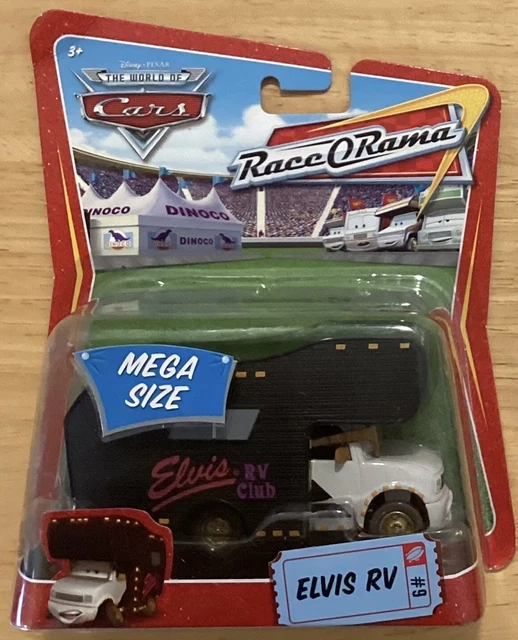 Disney Pixar World of Cars Race-O-Rama ELVIS RV #9 Mega Size 4.25" NEW